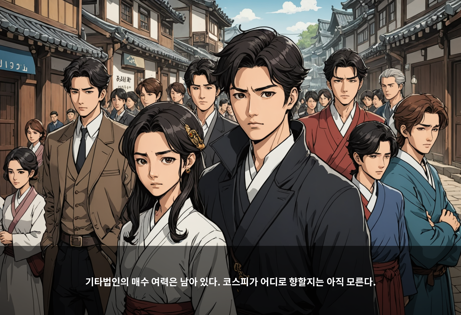 기타법인의 매수 여력은 남아 있다. 코스피가 어디로 향할지는 아직 모른다.
