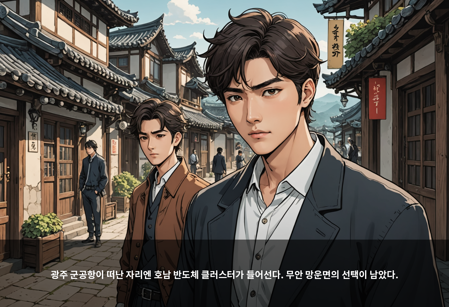 광주 군공항이 떠난 자리엔 호남 반도체 클러스터가 들어선다. 무안 망운면의 선택이 남았다.