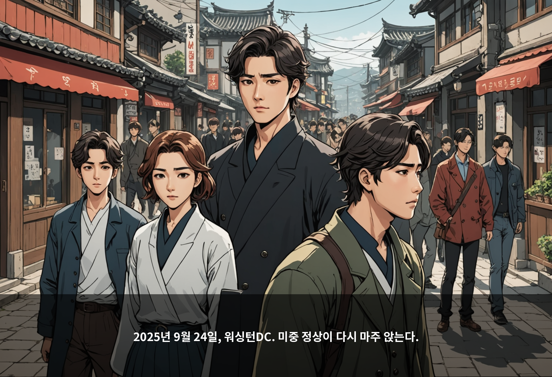 2025년 9월 24일, 워싱턴DC. 미중 정상이 다시 마주 앉는다.