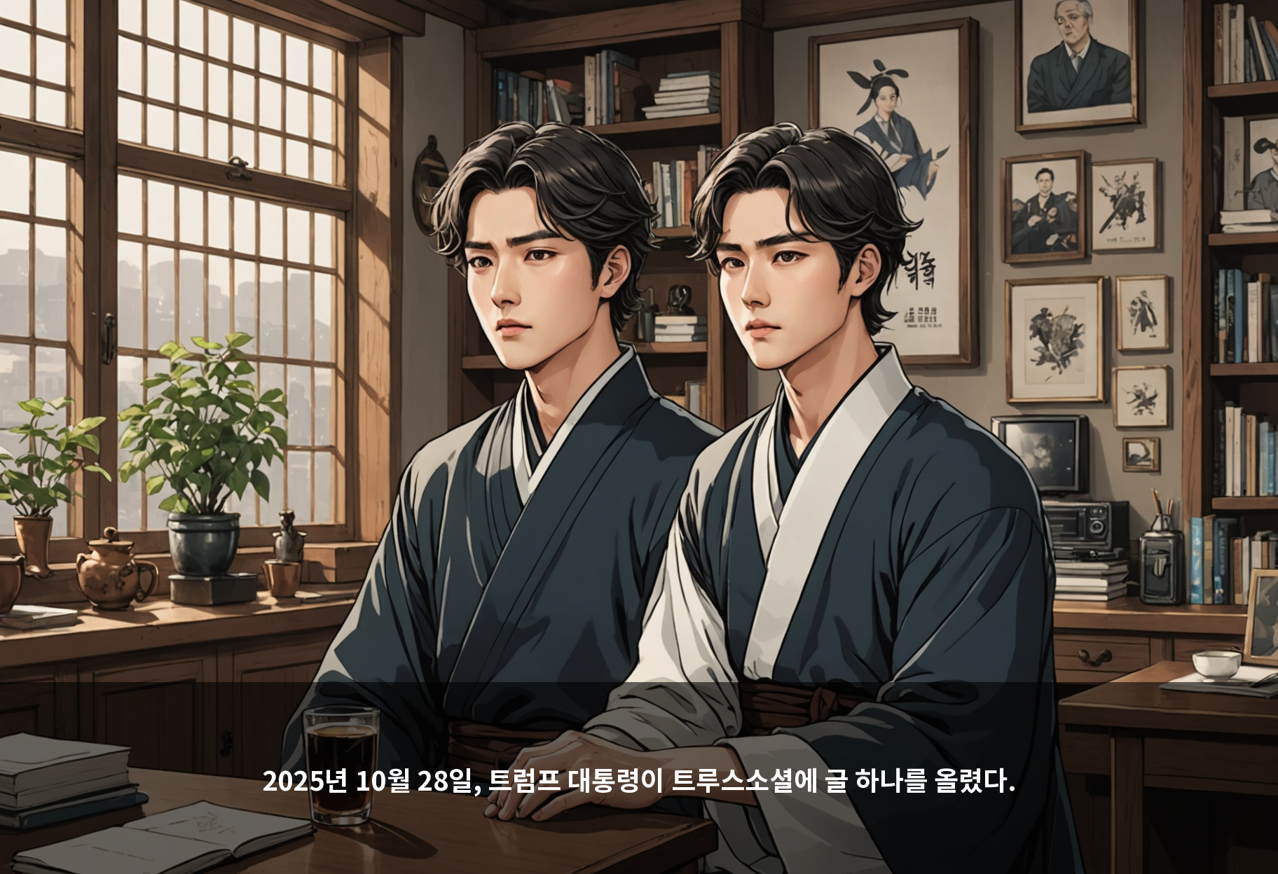 2025년 10월 28일, 트럼프 대통령이 트루스소셜에 글 하나를 올렸다.