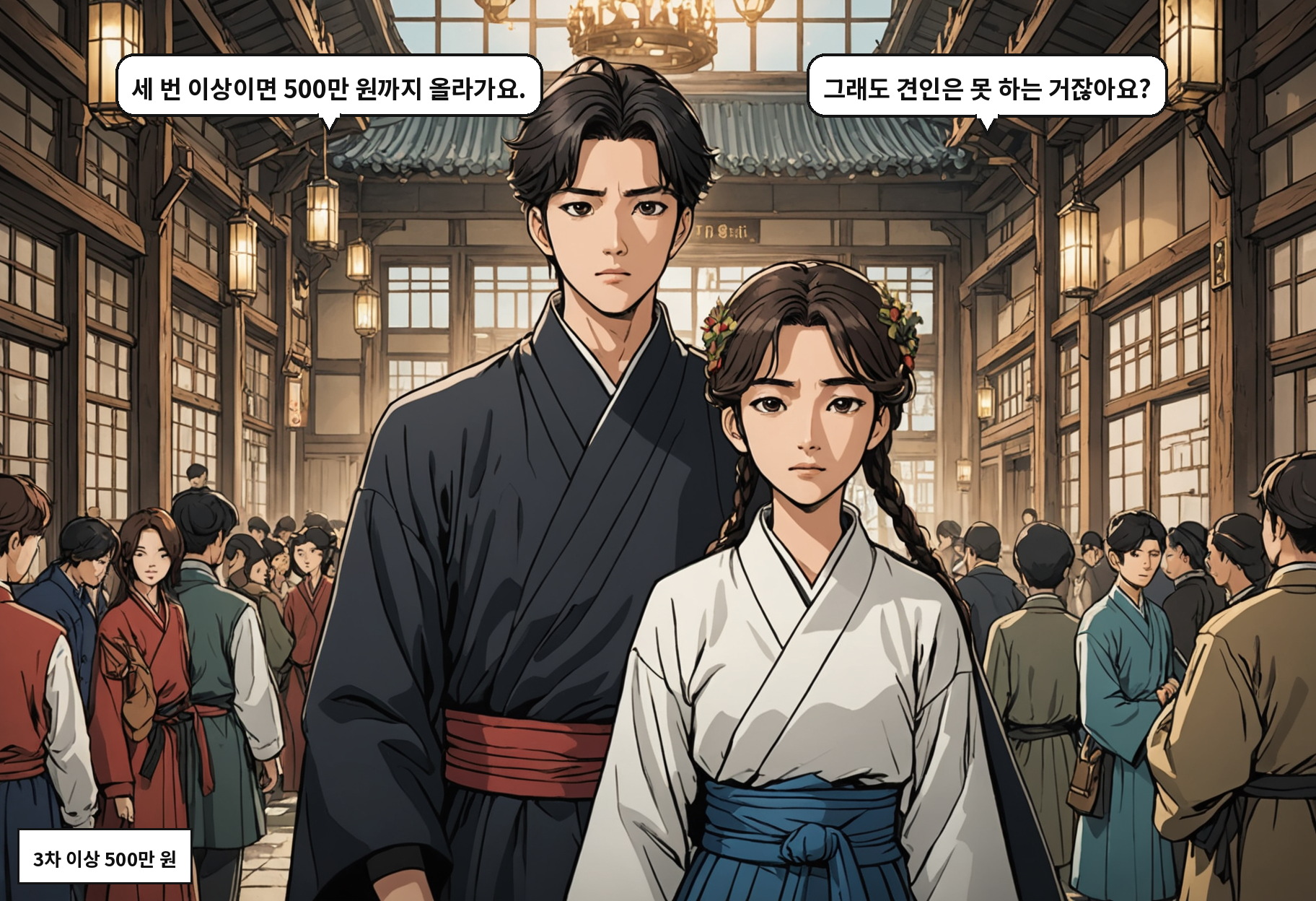 B: 세 번 이상이면 500만 원까지 올라가요. A: 그래도 견인은 못 하는 거잖아요?