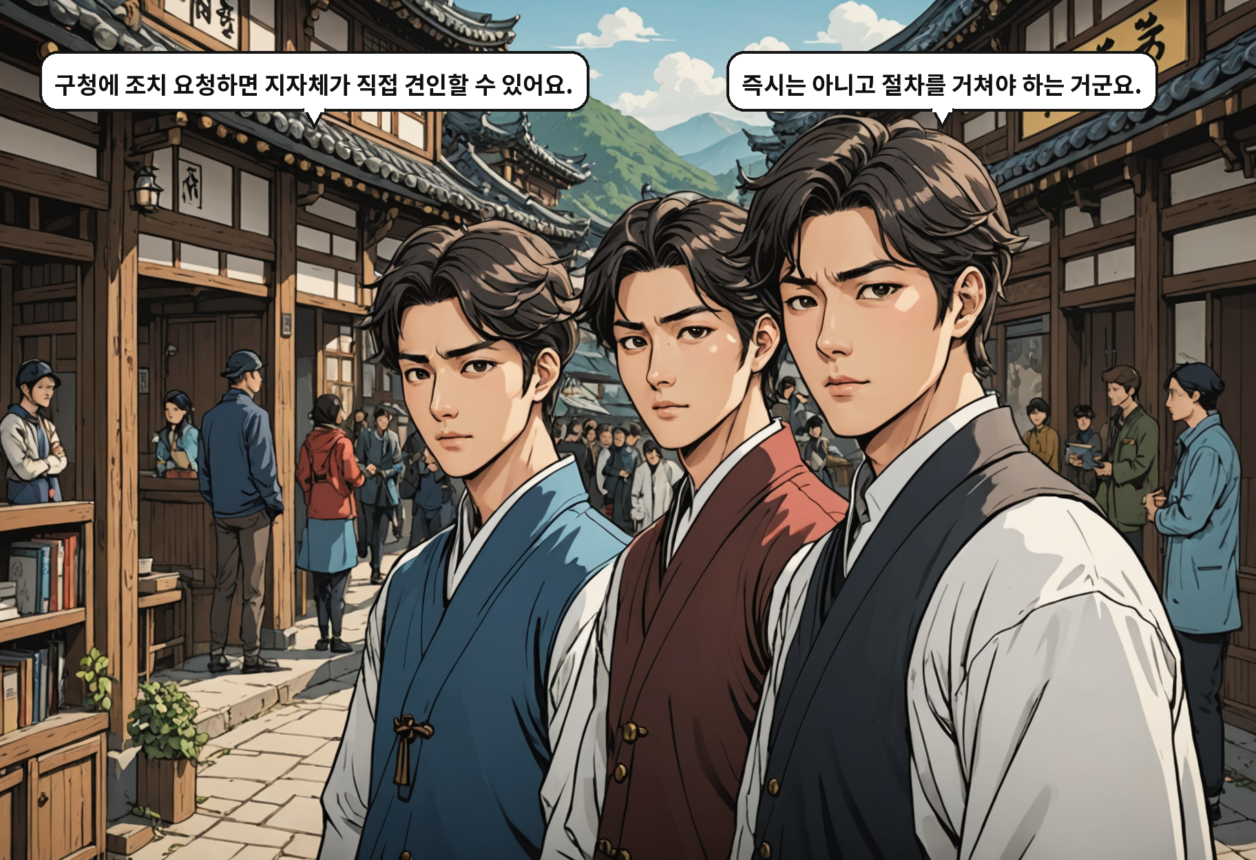 B: 구청에 조치 요청하면 지자체가 직접 견인할 수 있어요. A: 즉시는 아니고 절차를 거쳐야 하는 거군요.