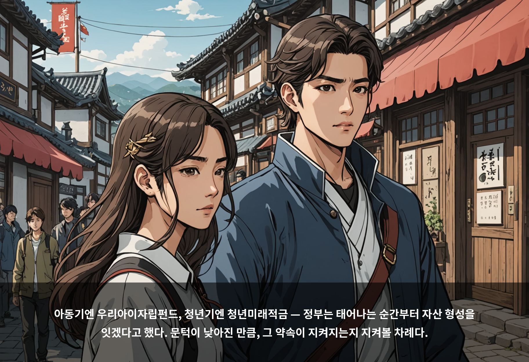 아동기엔 우리아이자립펀드, 청년기엔 청년미래적금 — 정부는 태어나는 순간부터 자산 형성을 잇겠다고 했다. 문턱이 낮아진 만큼, 그 약속이 지켜지는지 지켜볼 차례다.