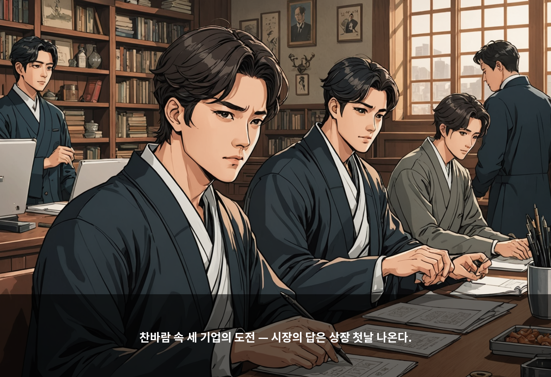 찬바람 속 세 기업의 도전 — 시장의 답은 상장 첫날 나온다.