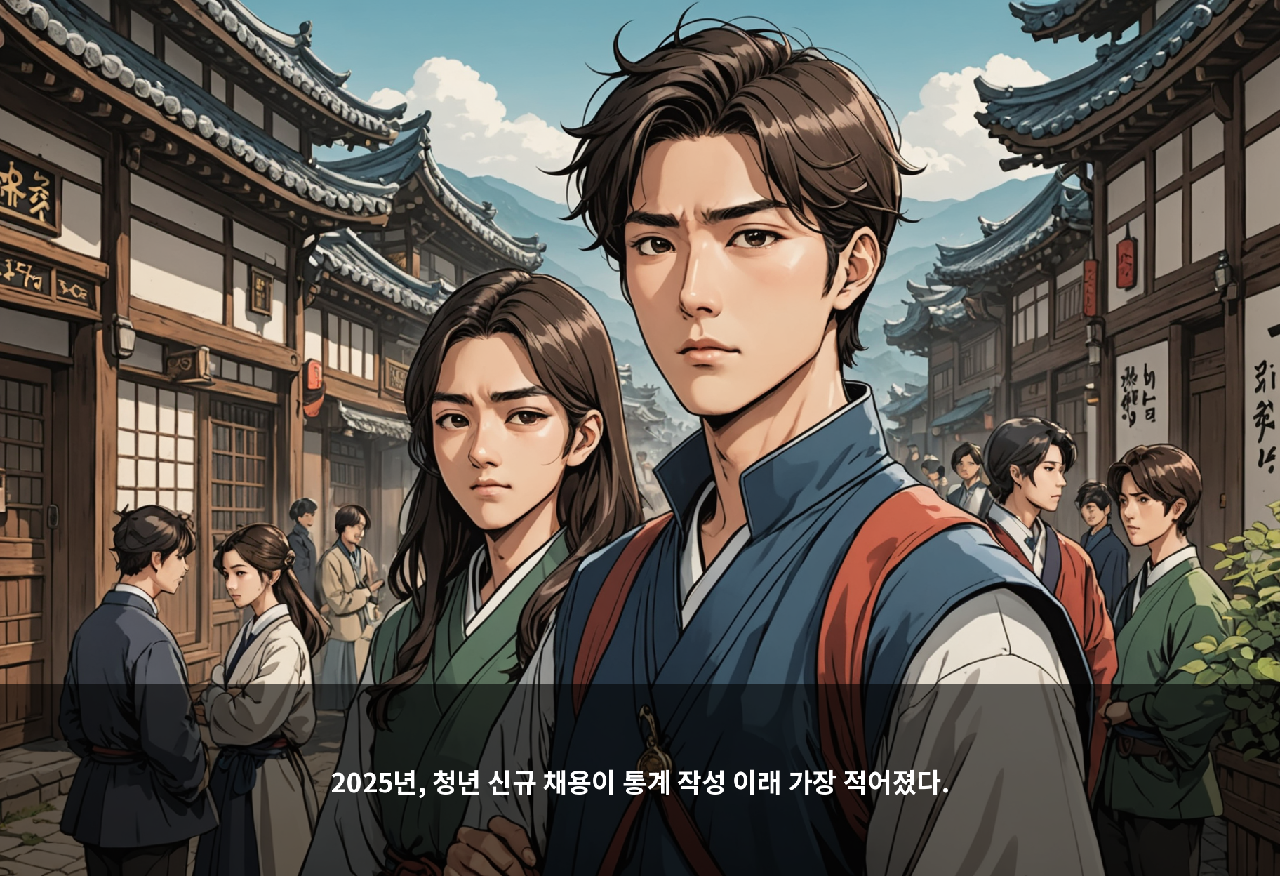2025년, 청년 신규 채용이 통계 작성 이래 가장 적어졌다.