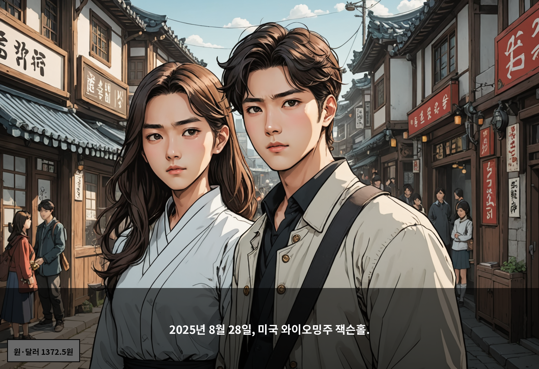 2025년 8월 28일, 미국 와이오밍주 잭슨홀.