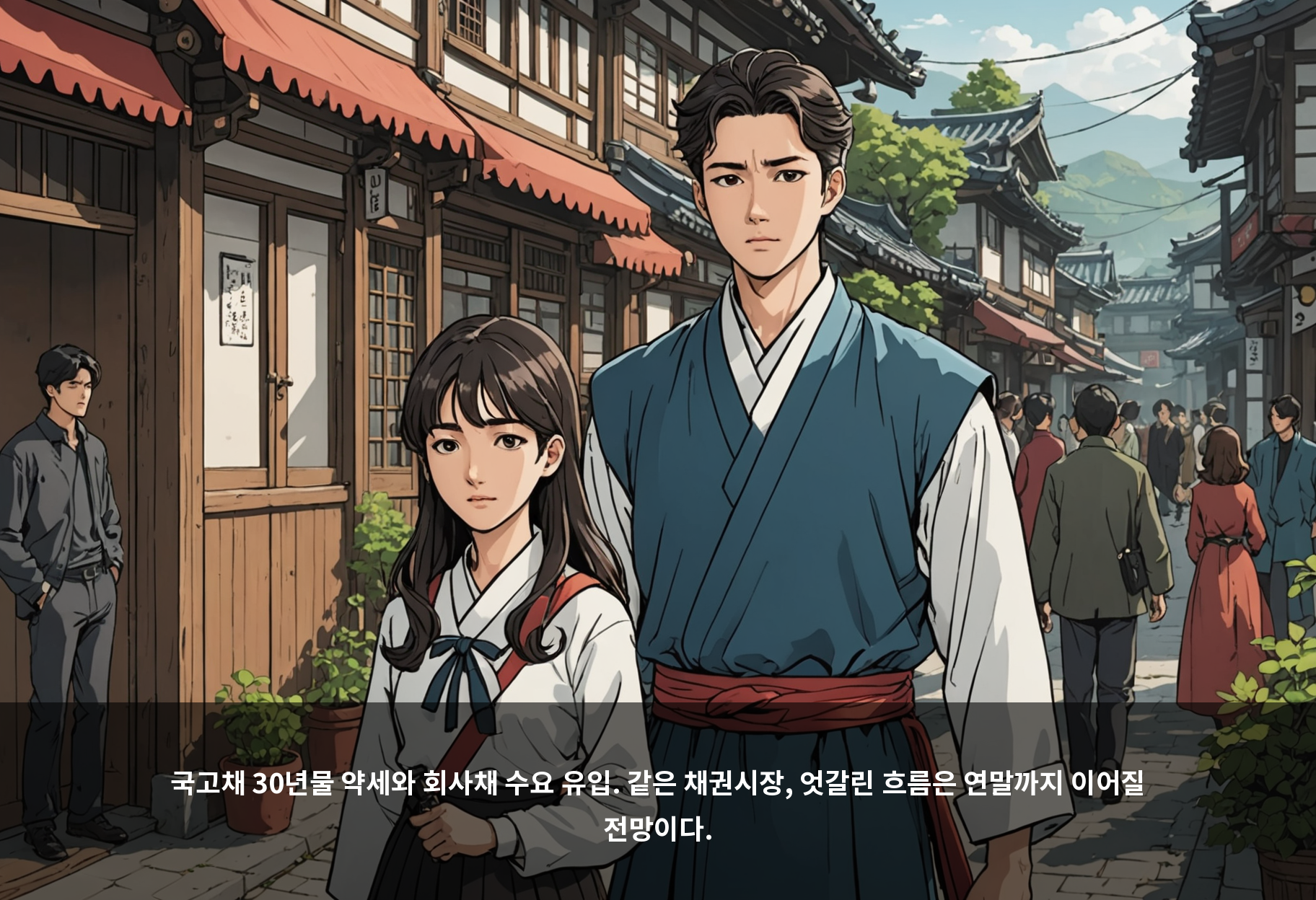 국고채 30년물 약세와 회사채 수요 유입. 같은 채권시장, 엇갈린 흐름은 연말까지 이어질 전망이다.