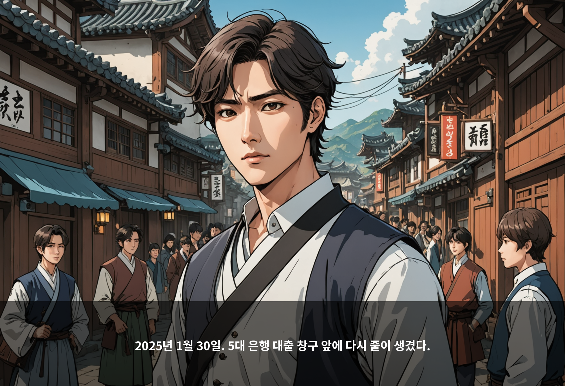 2025년 1월 30일. 5대 은행 대출 창구 앞에 다시 줄이 생겼다.