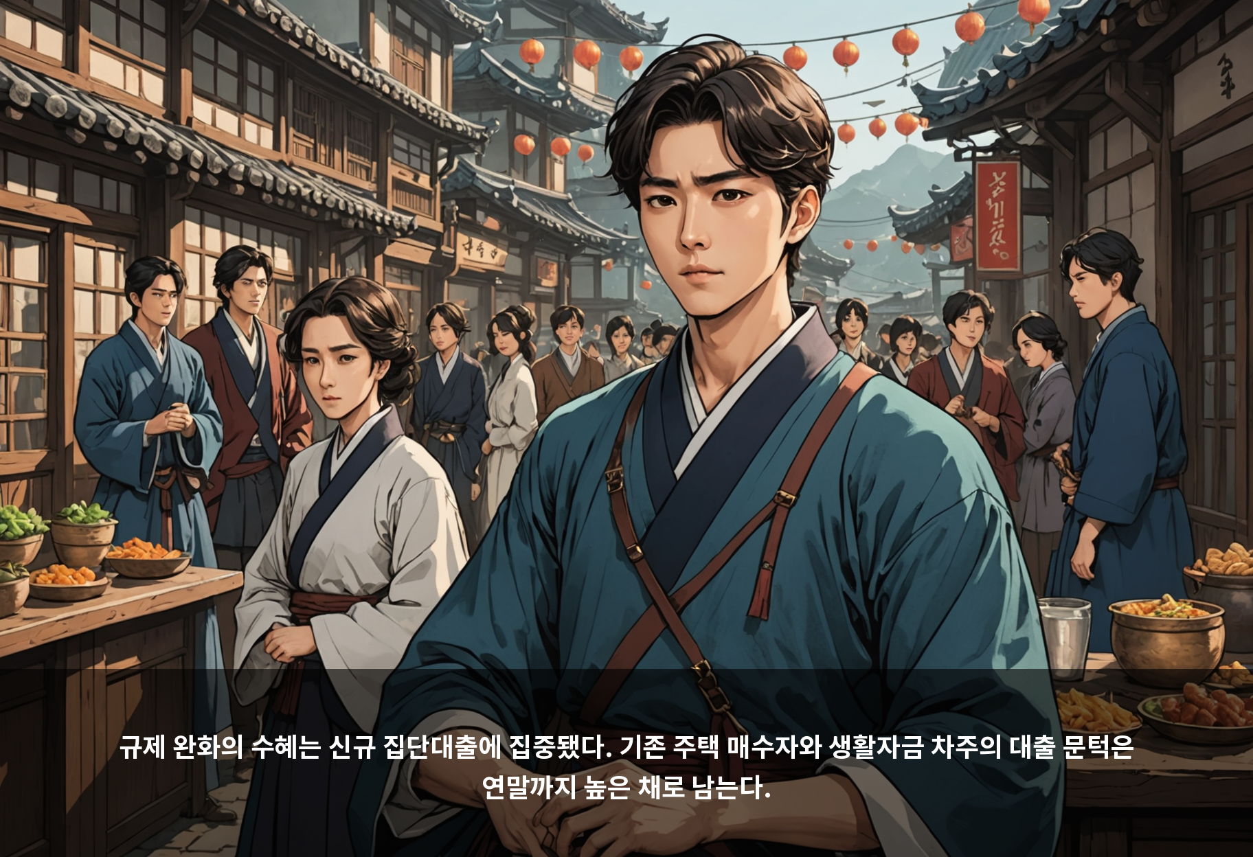 규제 완화의 수혜는 신규 집단대출에 집중됐다. 기존 주택 매수자와 생활자금 차주의 대출 문턱은 연말까지 높은 채로 남는다.