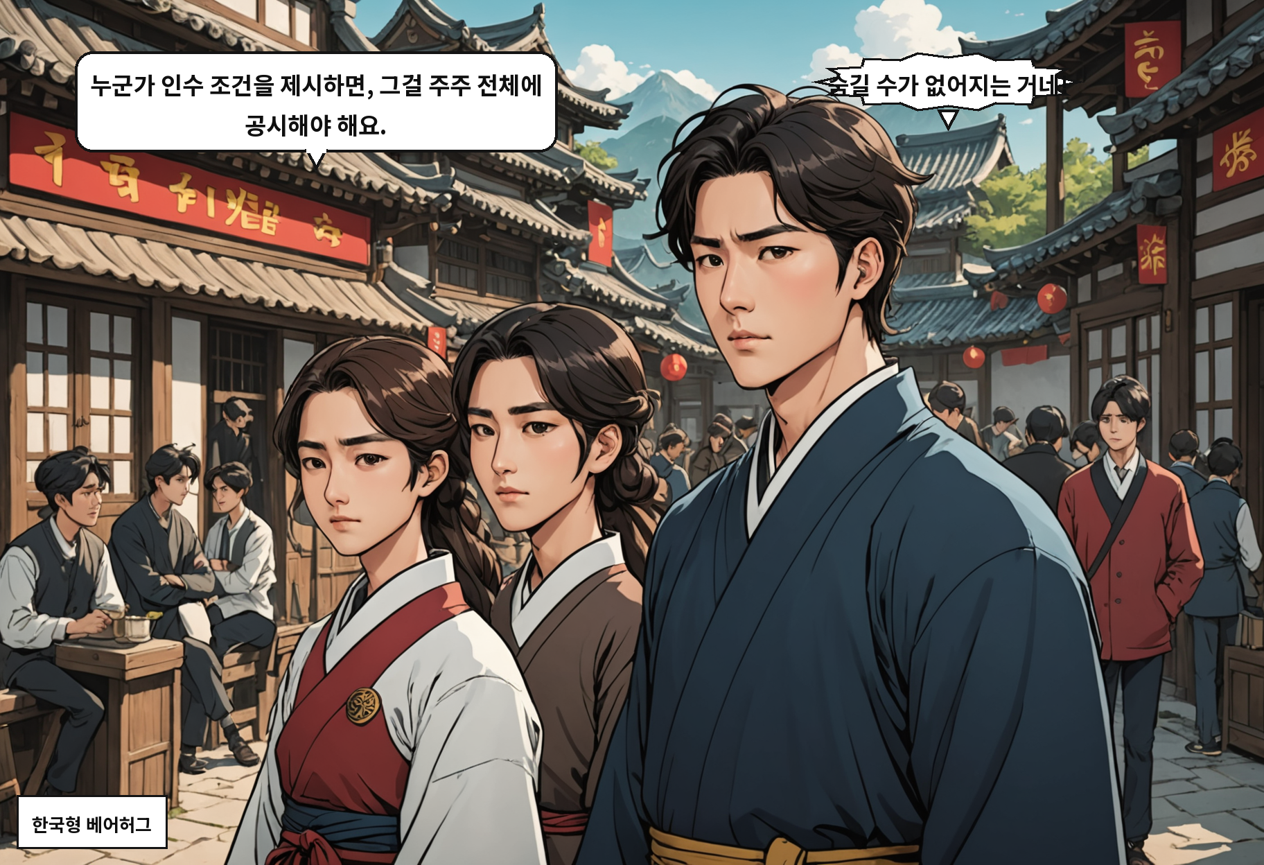 A: 누군가 인수 조건을 제시하면, 그걸 주주 전체에 공시해야 해요. B: 숨길 수가 없어지는 거네!