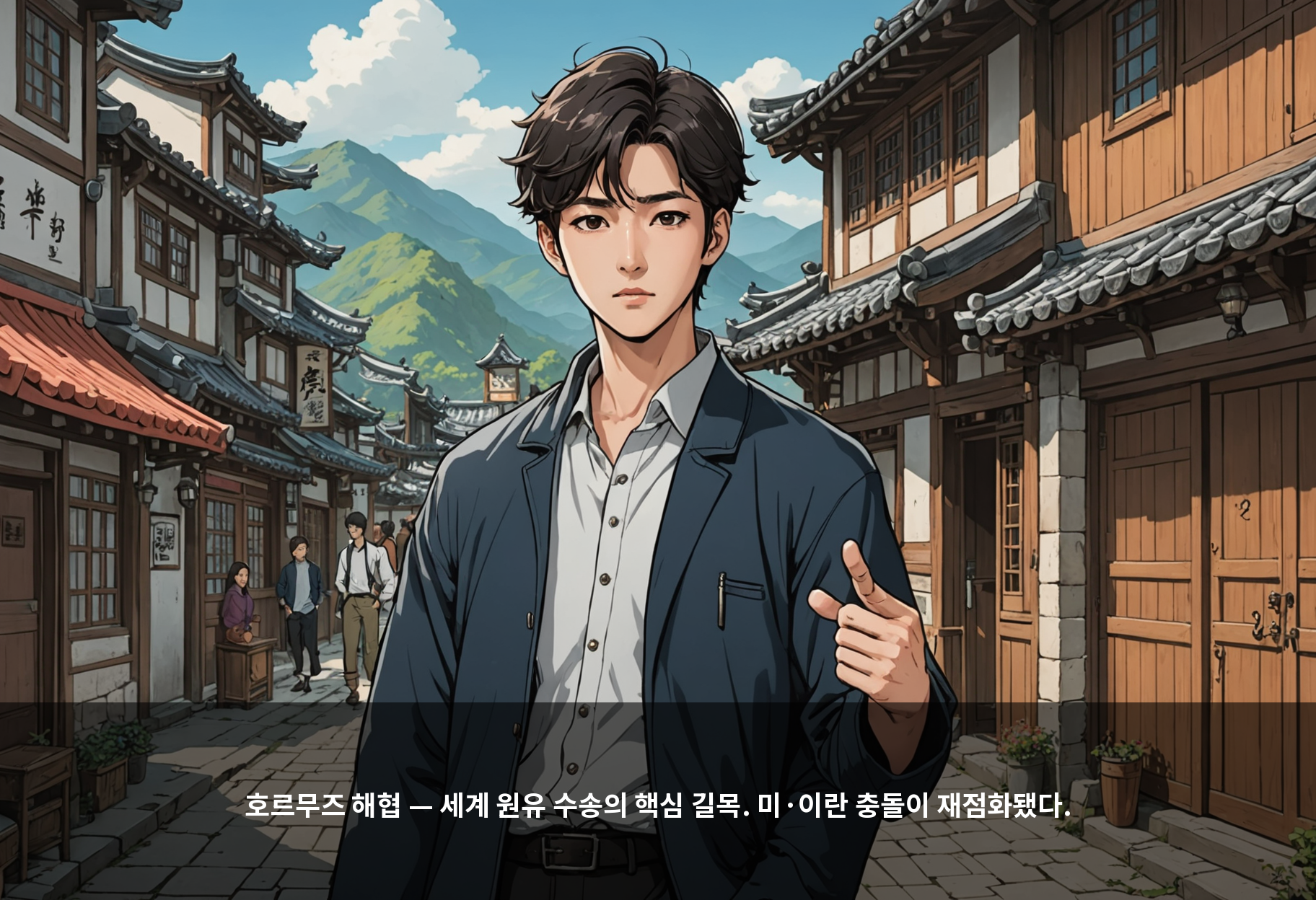 호르무즈 해협 — 세계 원유 수송의 핵심 길목. 미·이란 충돌이 재점화됐다.