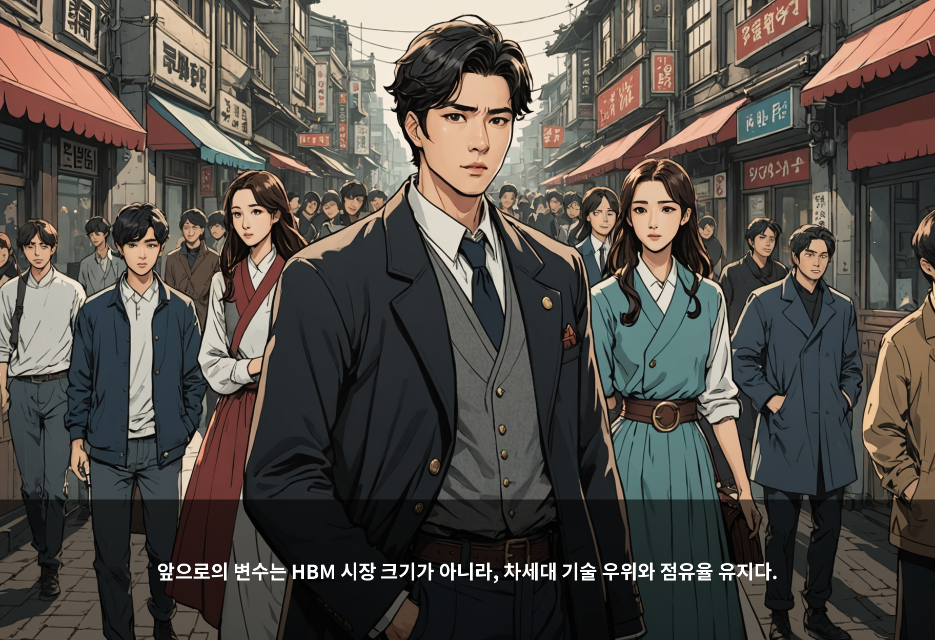 앞으로의 변수는 HBM 시장 크기가 아니라, 차세대 기술 우위와 점유율 유지다.