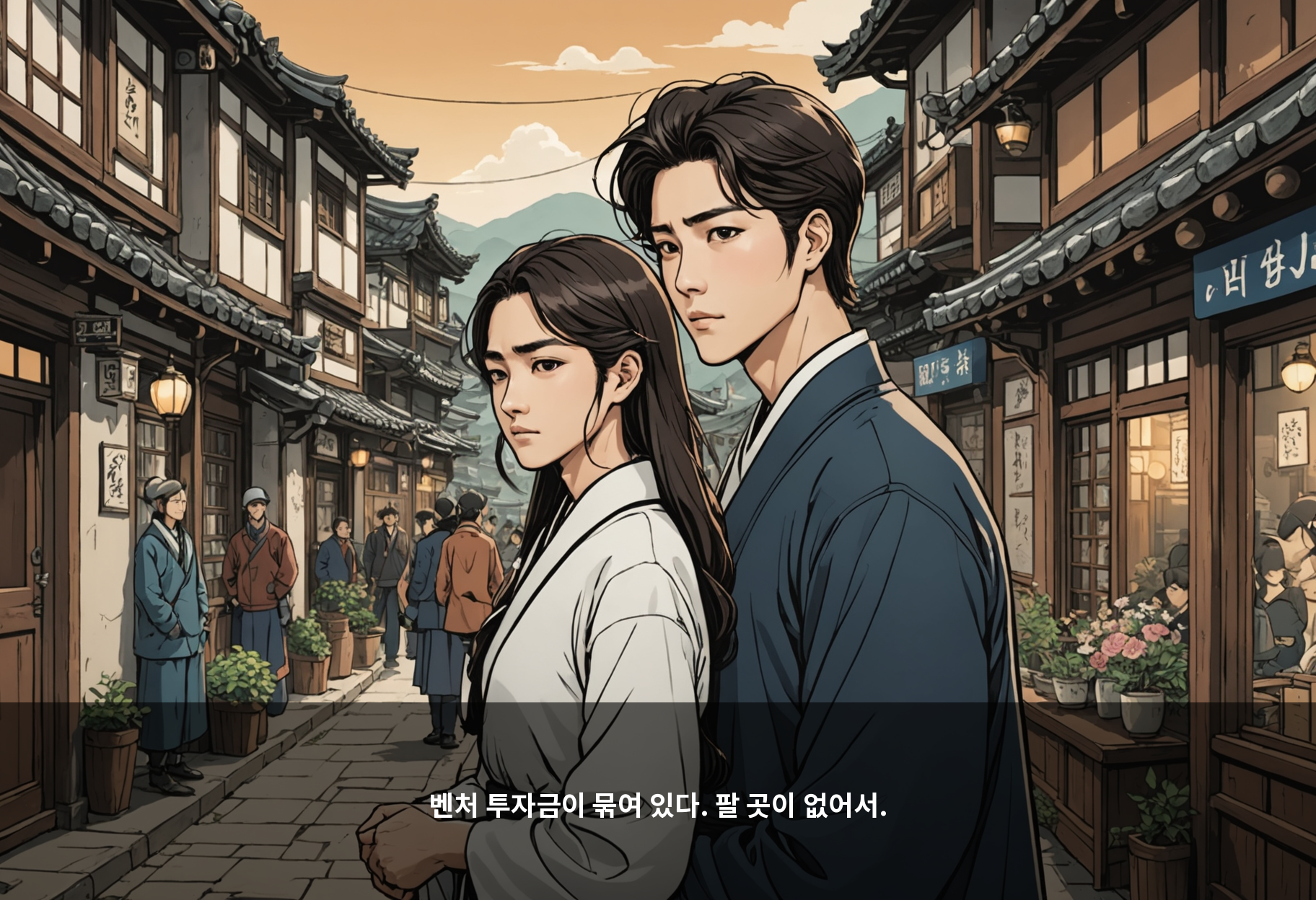 벤처 투자금이 묶여 있다. 팔 곳이 없어서.