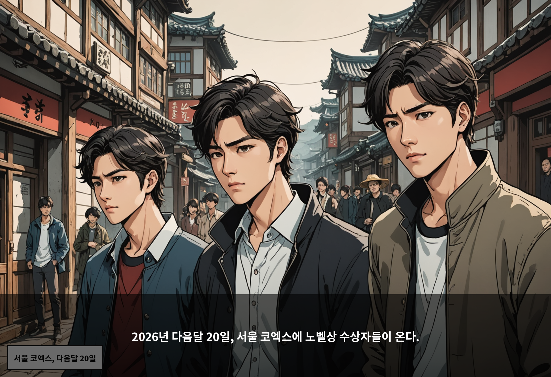 2026년 다음달 20일, 서울 코엑스에 노벨상 수상자들이 온다.