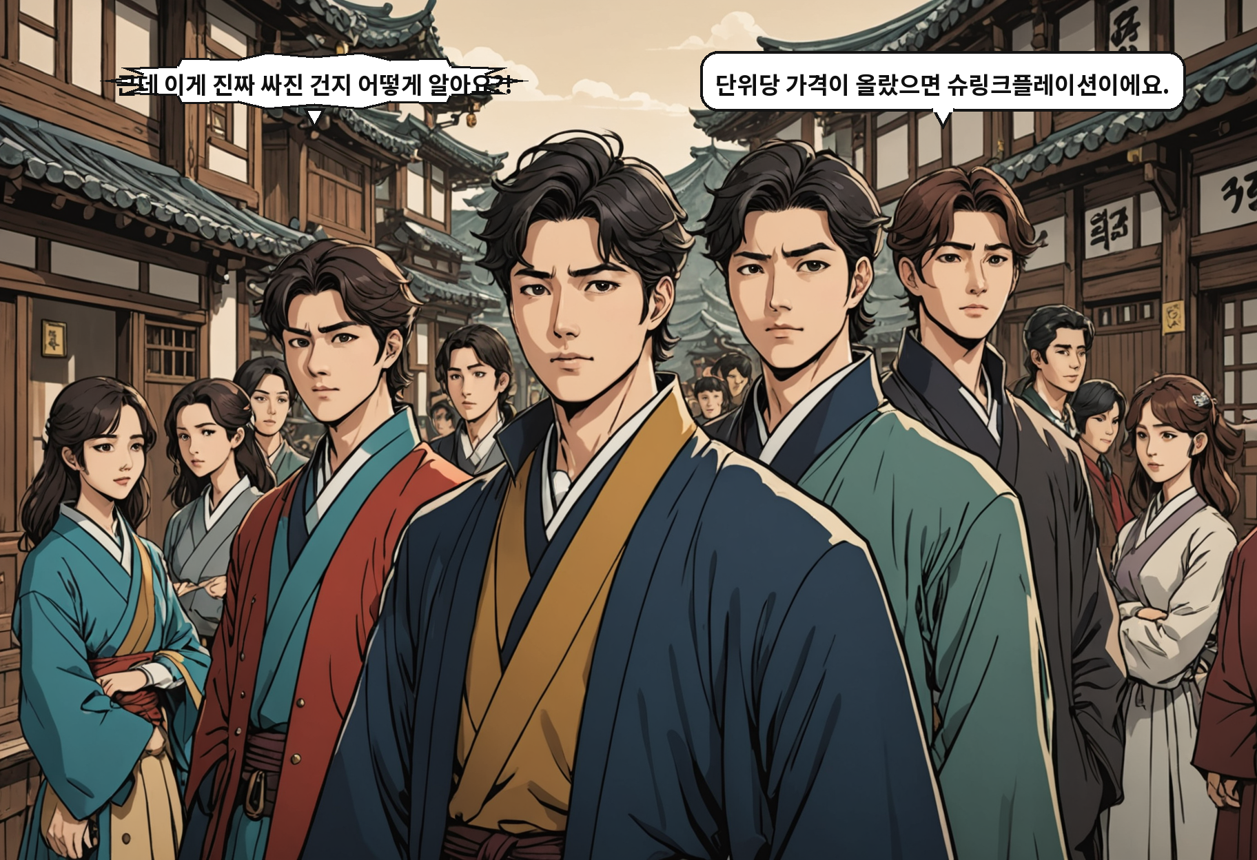 A: 근데 이게 진짜 싸진 건지 어떻게 알아요?! B: 단위당 가격이 올랐으면 슈링크플레이션이에요.