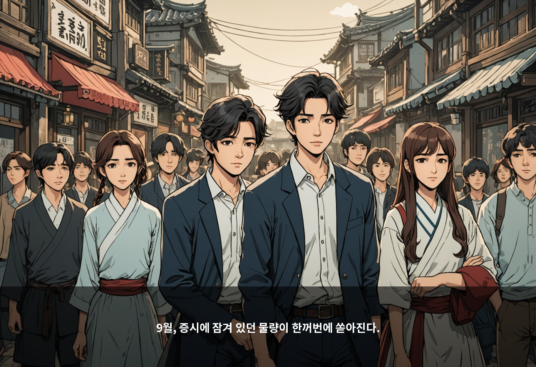 9월, 증시에 잠겨 있던 물량이 한꺼번에 쏟아진다.