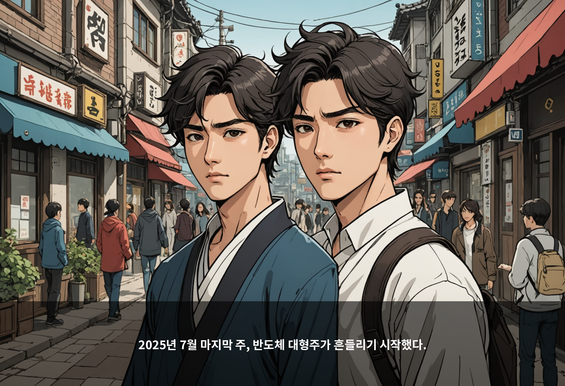2025년 7월 마지막 주, 반도체 대형주가 흔들리기 시작했다.