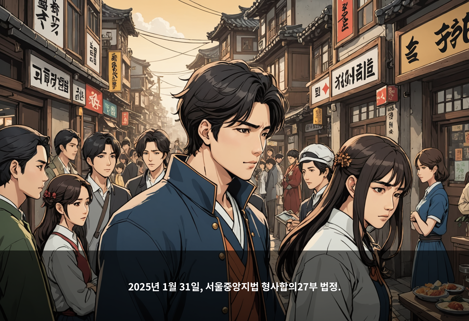2025년 1월 31일, 서울중앙지법 형사합의27부 법정.