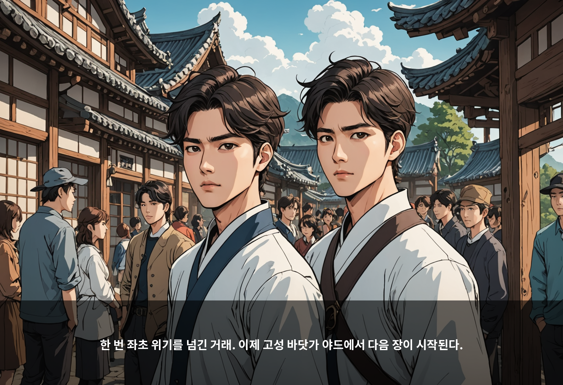 한 번 좌초 위기를 넘긴 거래. 이제 고성 바닷가 야드에서 다음 장이 시작된다.
