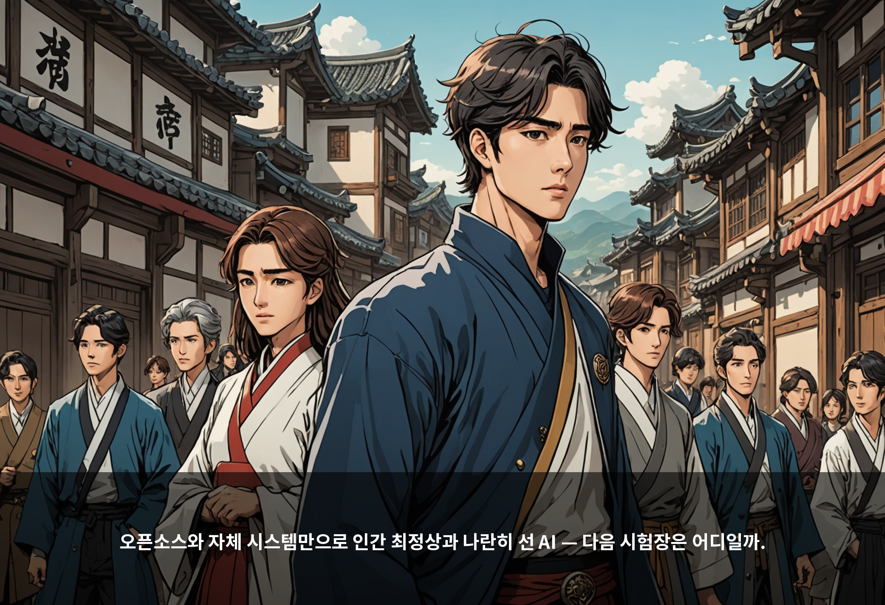 오픈소스와 자체 시스템만으로 인간 최정상과 나란히 선 AI — 다음 시험장은 어디일까.