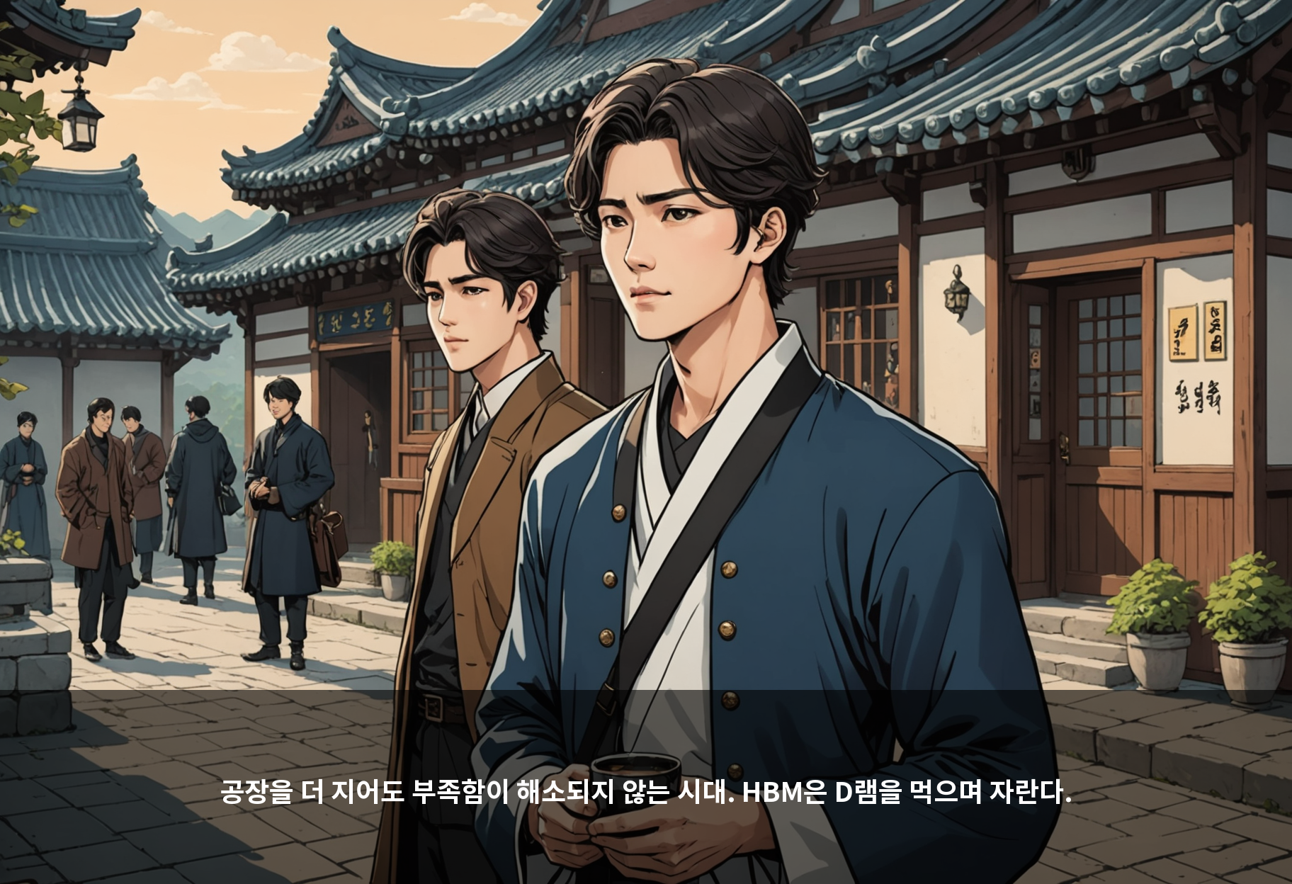 공장을 더 지어도 부족함이 해소되지 않는 시대. HBM은 D램을 먹으며 자란다.