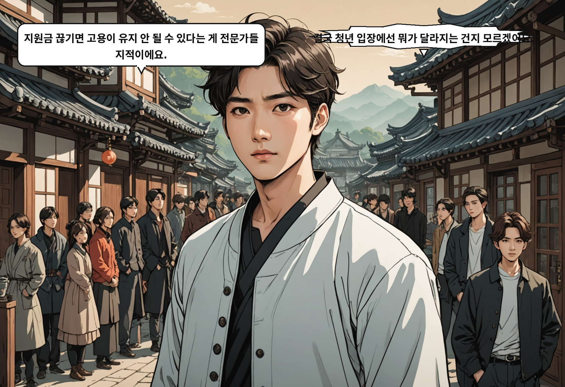 B: 지원금 끊기면 고용이 유지 안 될 수 있다는 게 전문가들 지적이에요. A: 결국 청년 입장에선 뭐가 달라지는 건지 모르겠어요.