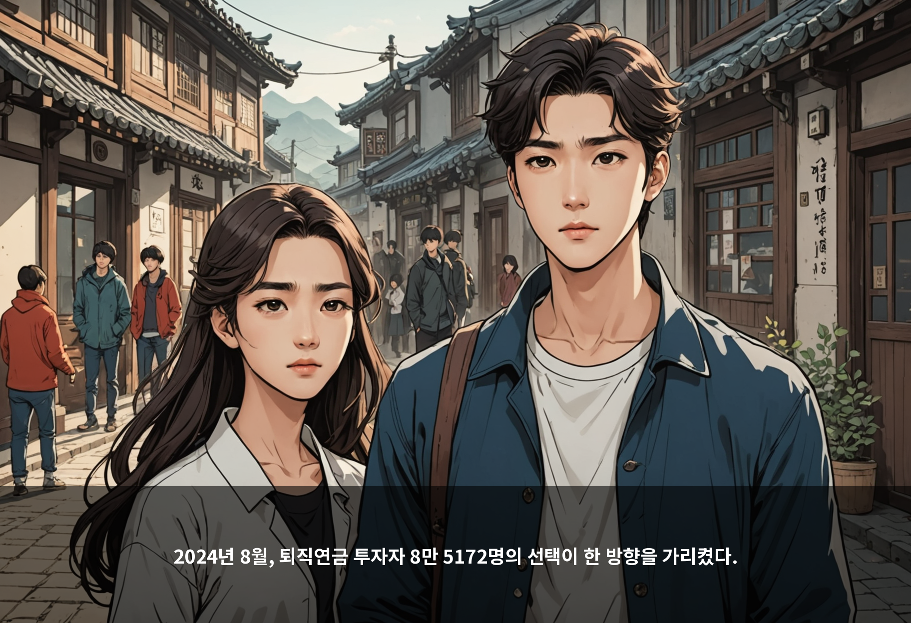 2024년 8월, 퇴직연금 투자자 8만 5172명의 선택이 한 방향을 가리켰다.