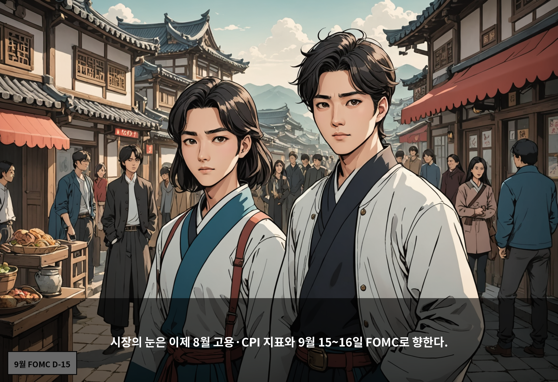 시장의 눈은 이제 8월 고용·CPI 지표와 9월 15~16일 FOMC로 향한다.
