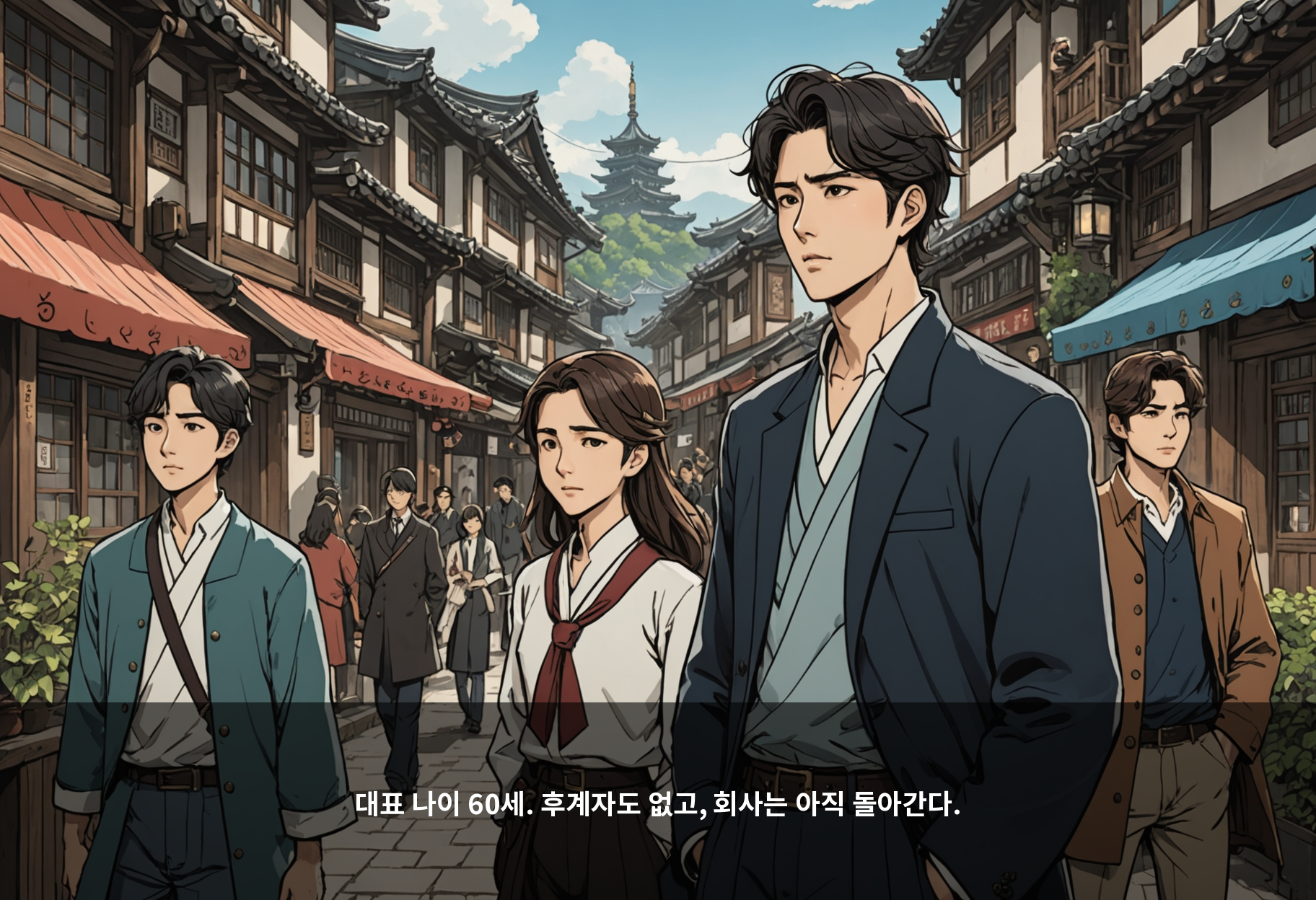 대표 나이 60세. 후계자도 없고, 회사는 아직 돌아간다.