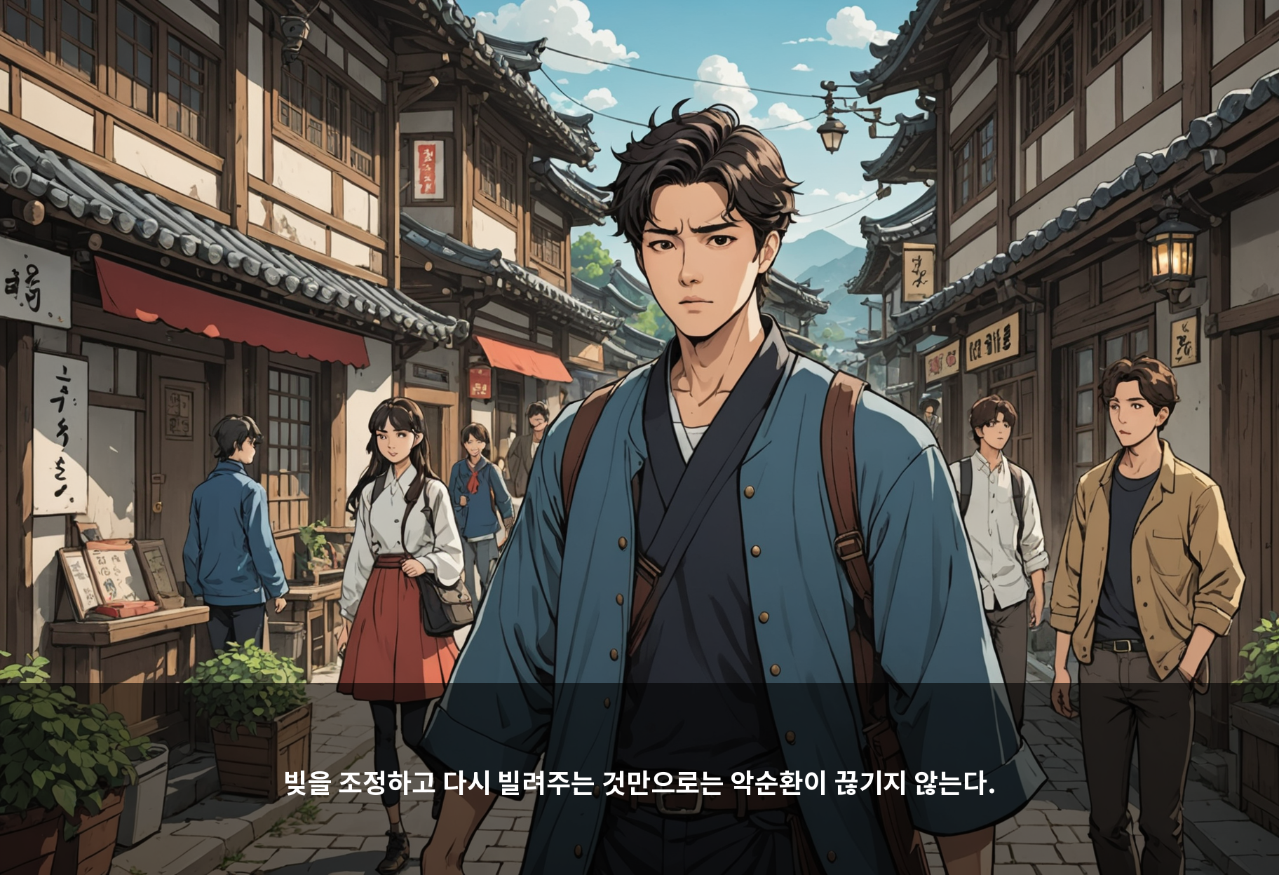 빚을 조정하고 다시 빌려주는 것만으로는 악순환이 끊기지 않는다.