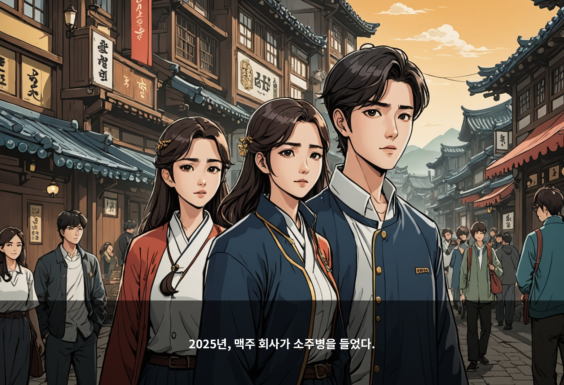 2025년, 맥주 회사가 소주병을 들었다.