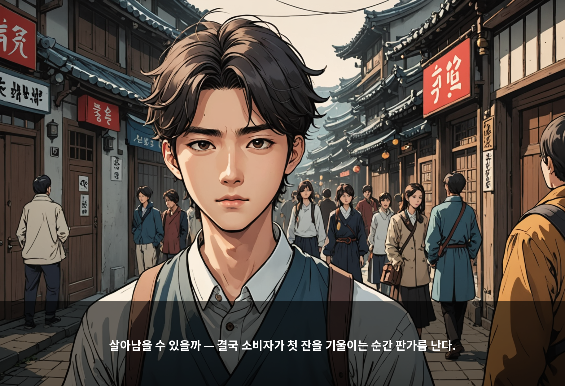 살아남을 수 있을까 — 결국 소비자가 첫 잔을 기울이는 순간 판가름 난다.