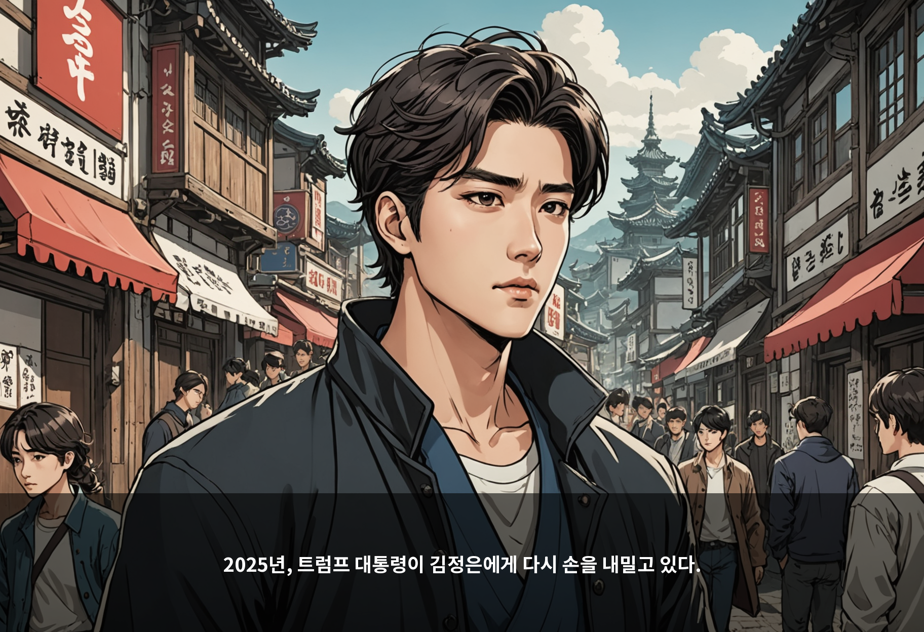 2025년, 트럼프 대통령이 김정은에게 다시 손을 내밀고 있다.