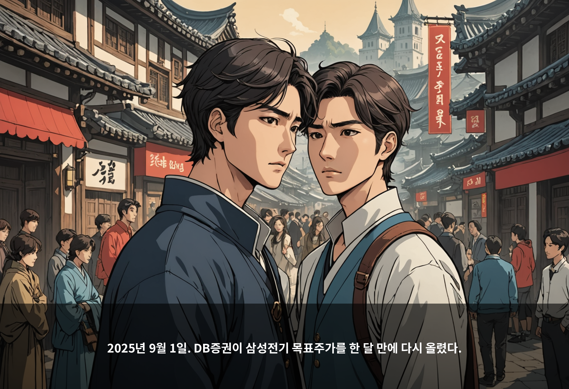 2025년 9월 1일. DB증권이 삼성전기 목표주가를 한 달 만에 다시 올렸다.