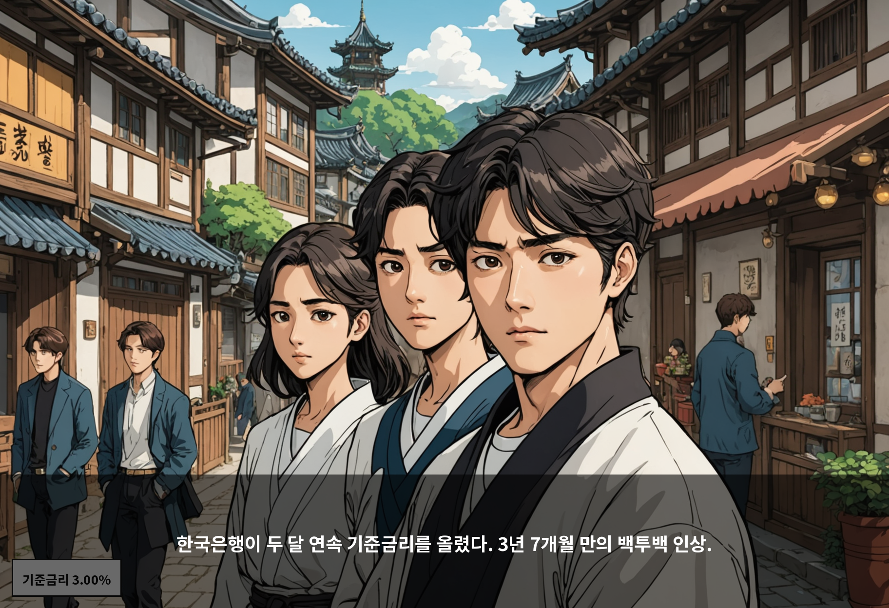 한국은행이 두 달 연속 기준금리를 올렸다. 3년 7개월 만의 백투백 인상.