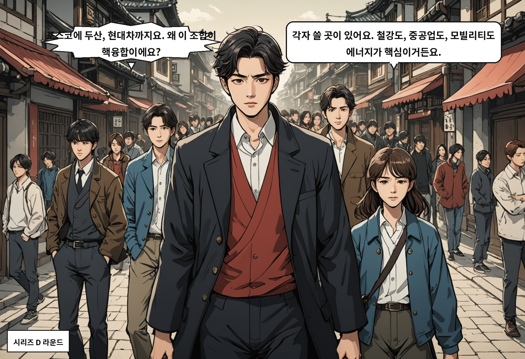 A: 포스코에 두산, 현대차까지요. 왜 이 조합이 핵융합이에요? B: 각자 쓸 곳이 있어요. 철강도, 중공업도, 모빌리티도 에너지가 핵심이거든요.