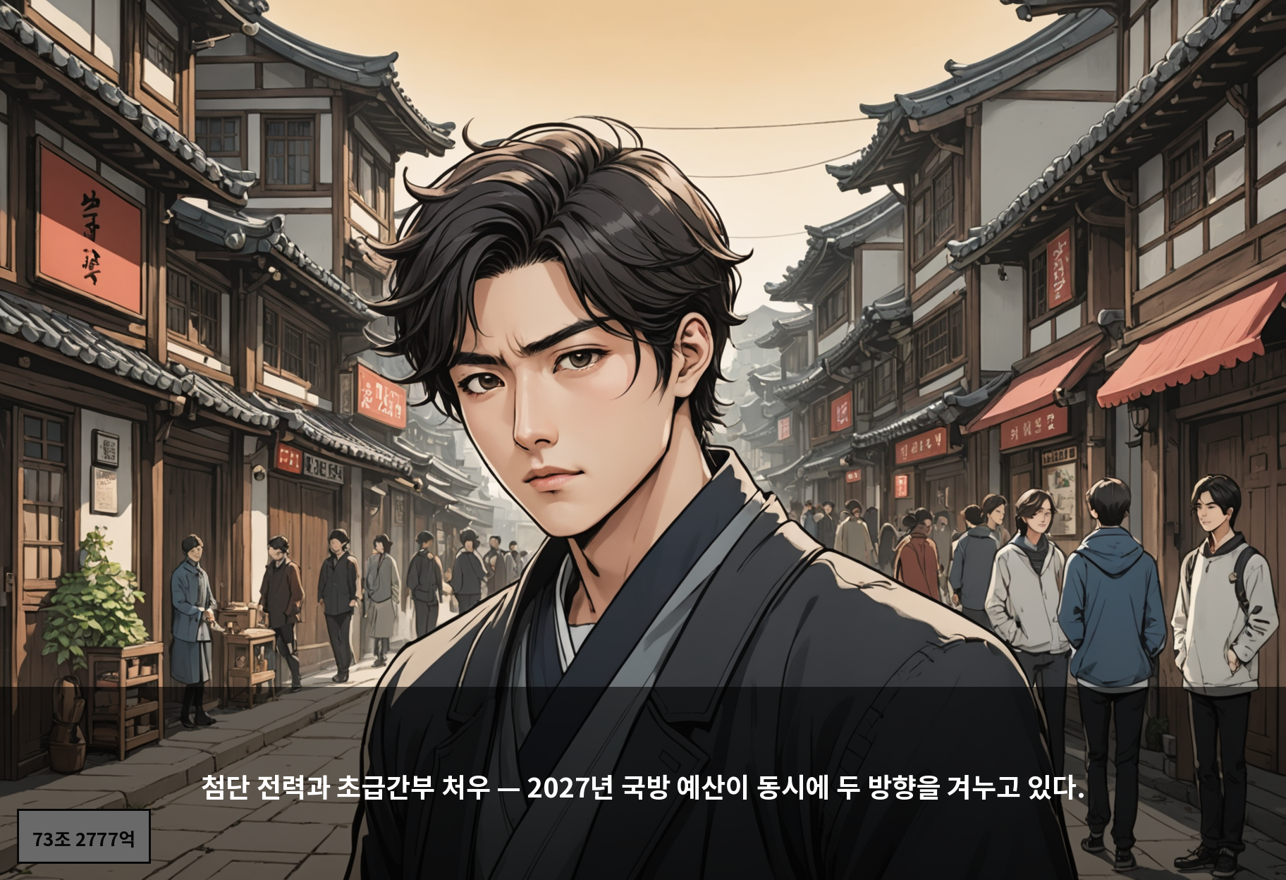 첨단 전력과 초급간부 처우 — 2027년 국방 예산이 동시에 두 방향을 겨누고 있다.