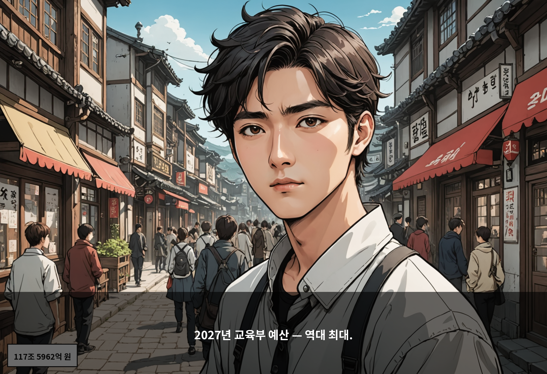 2027년 교육부 예산 — 역대 최대.