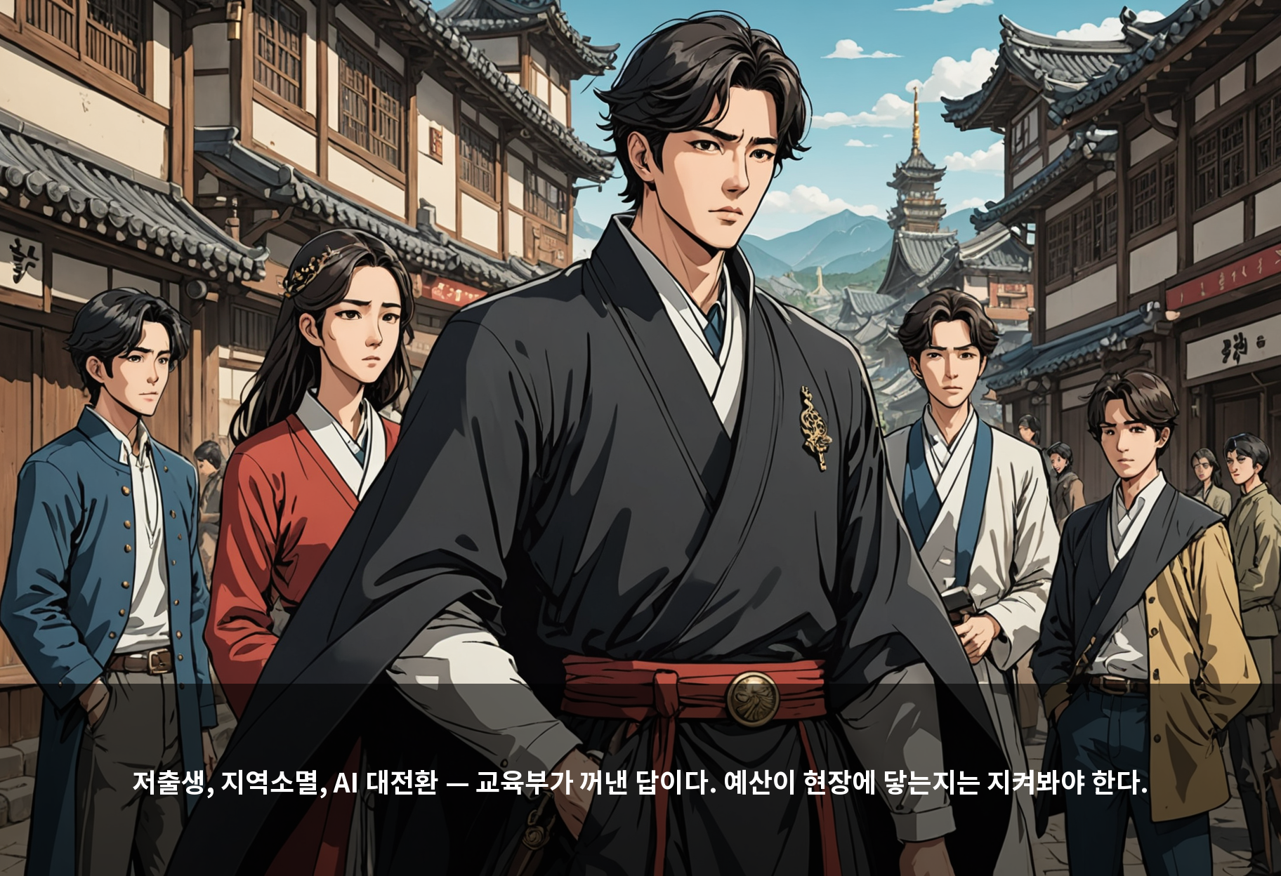 저출생, 지역소멸, AI 대전환 — 교육부가 꺼낸 답이다. 예산이 현장에 닿는지는 지켜봐야 한다.