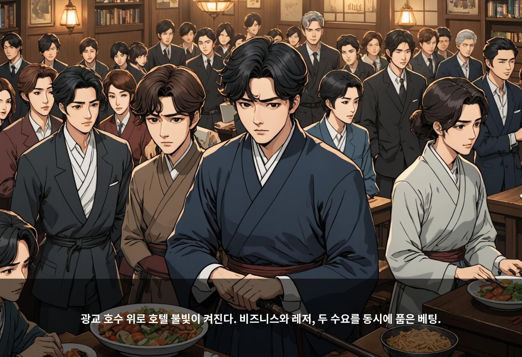 광교 호수 위로 호텔 불빛이 켜진다. 비즈니스와 레저, 두 수요를 동시에 품은 베팅.