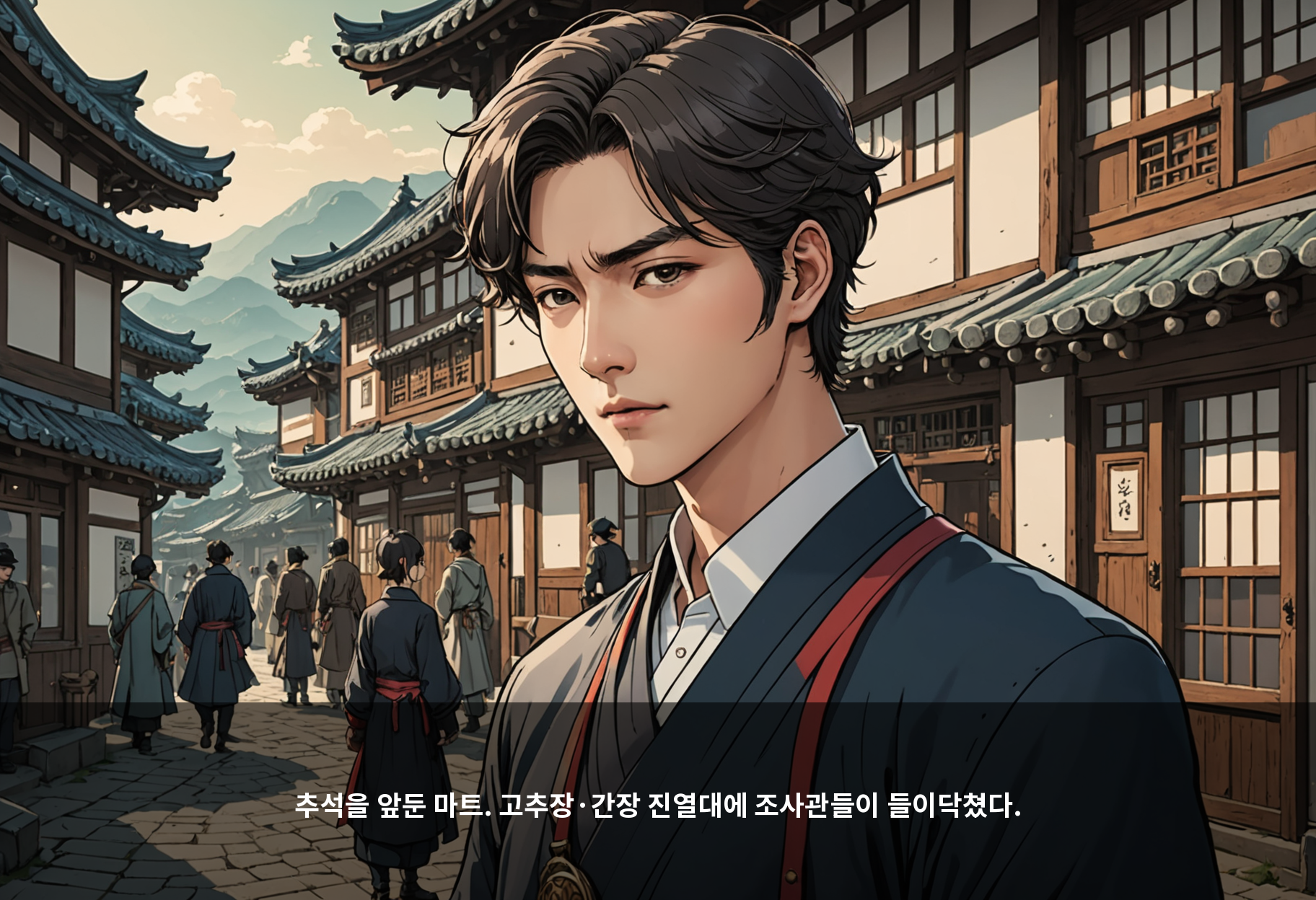 추석을 앞둔 마트. 고추장·간장 진열대에 조사관들이 들이닥쳤다.