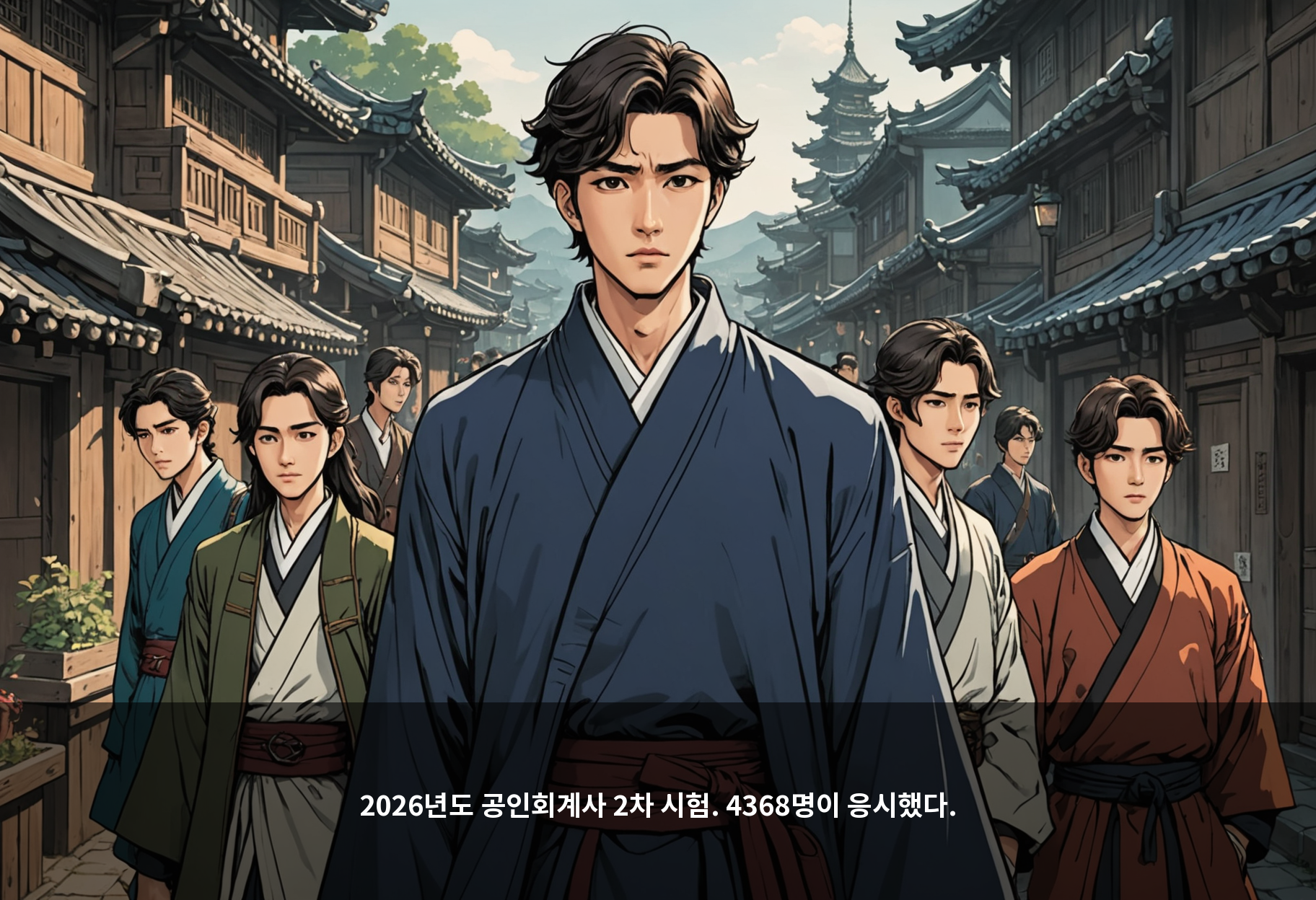 2026년도 공인회계사 2차 시험. 4368명이 응시했다.