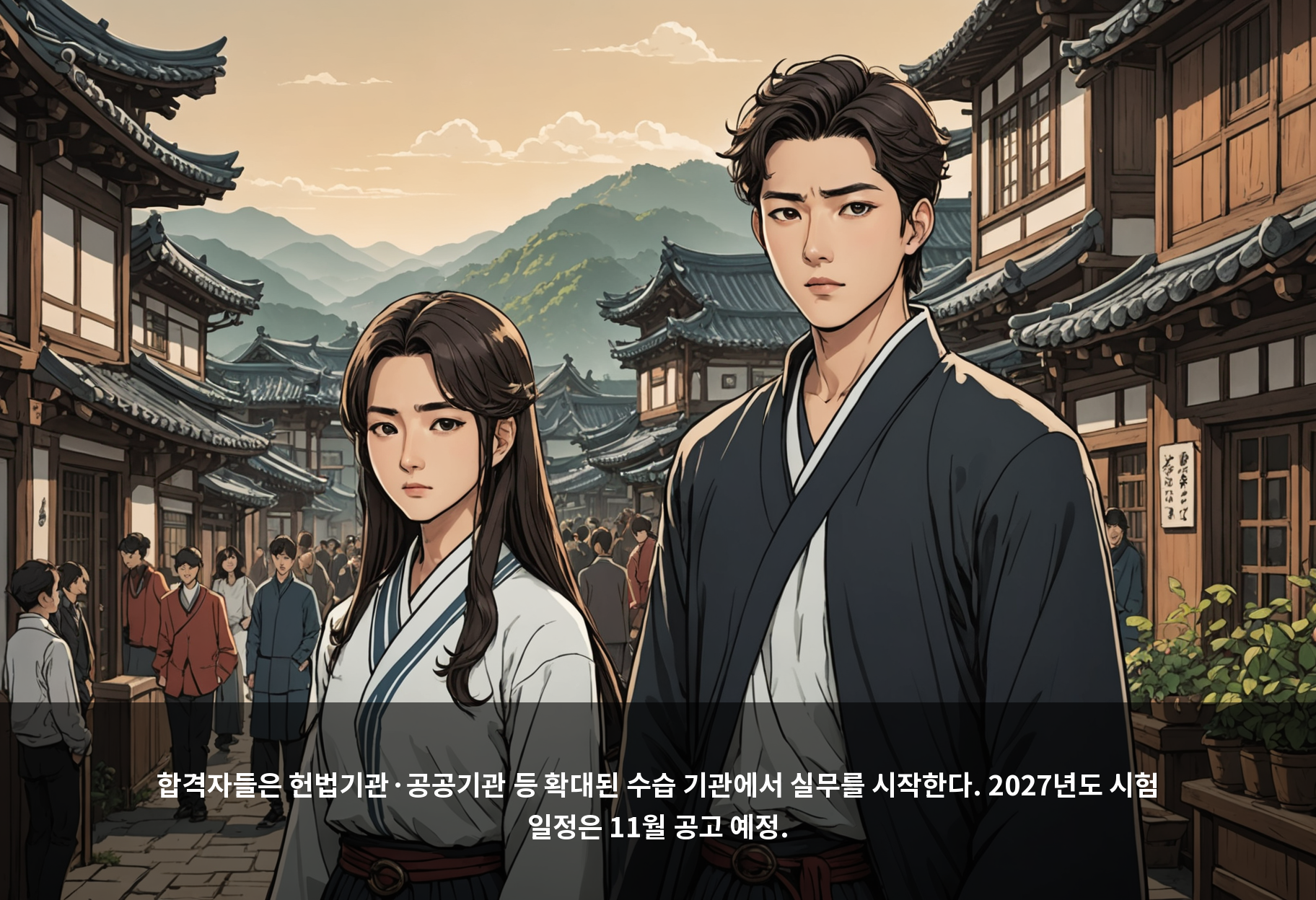 합격자들은 헌법기관·공공기관 등 확대된 수습 기관에서 실무를 시작한다. 2027년도 시험 일정은 11월 공고 예정.