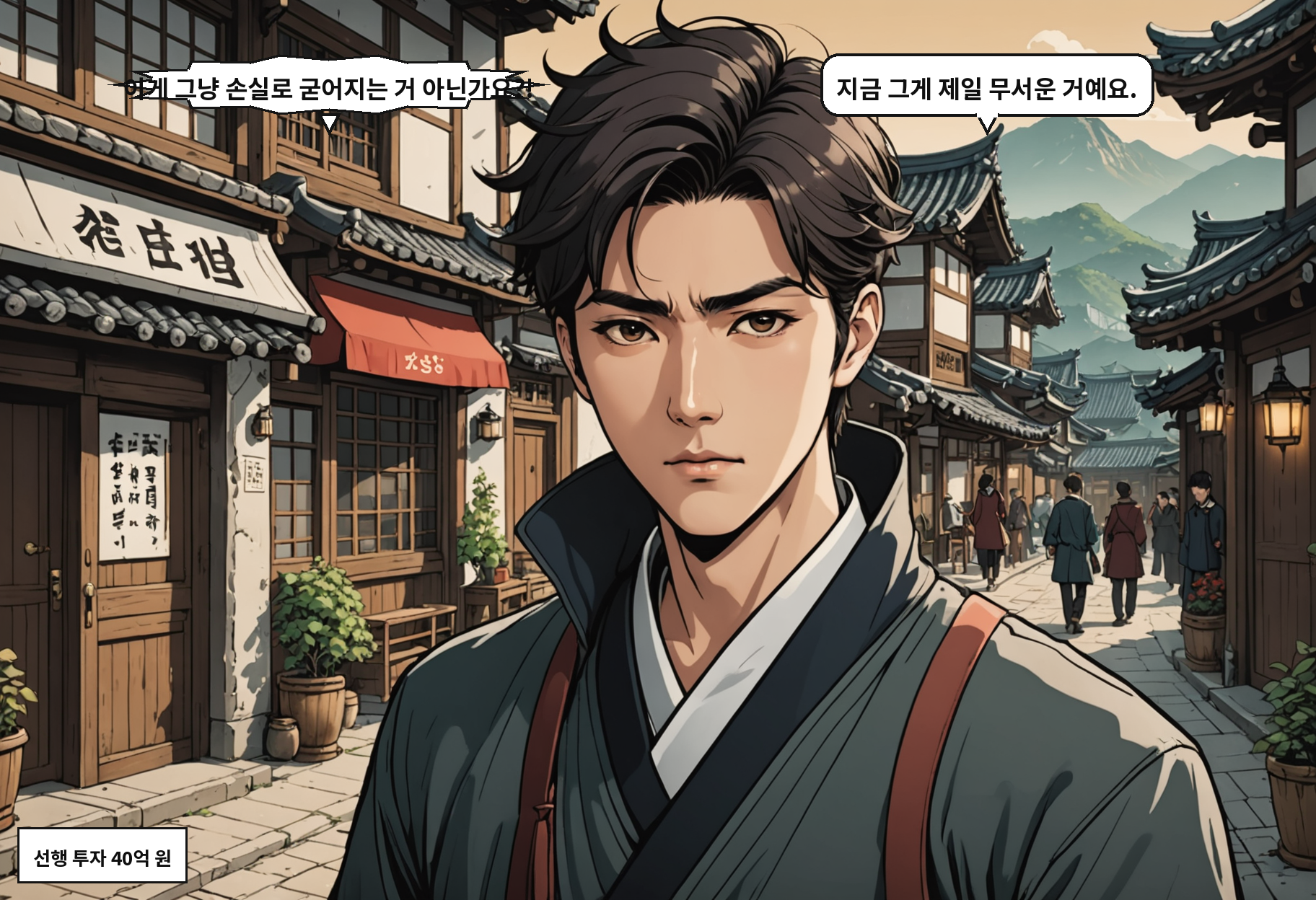 A: 이게 그냥 손실로 굳어지는 거 아닌가요?! B: 지금 그게 제일 무서운 거예요.