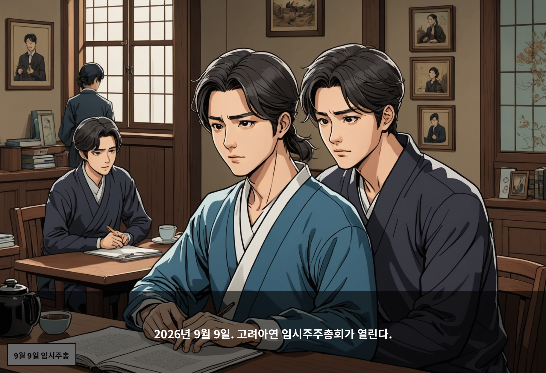 2026년 9월 9일. 고려아연 임시주주총회가 열린다.