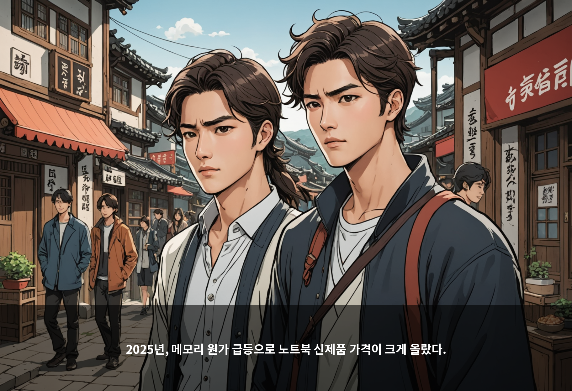 2025년, 메모리 원가 급등으로 노트북 신제품 가격이 크게 올랐다.