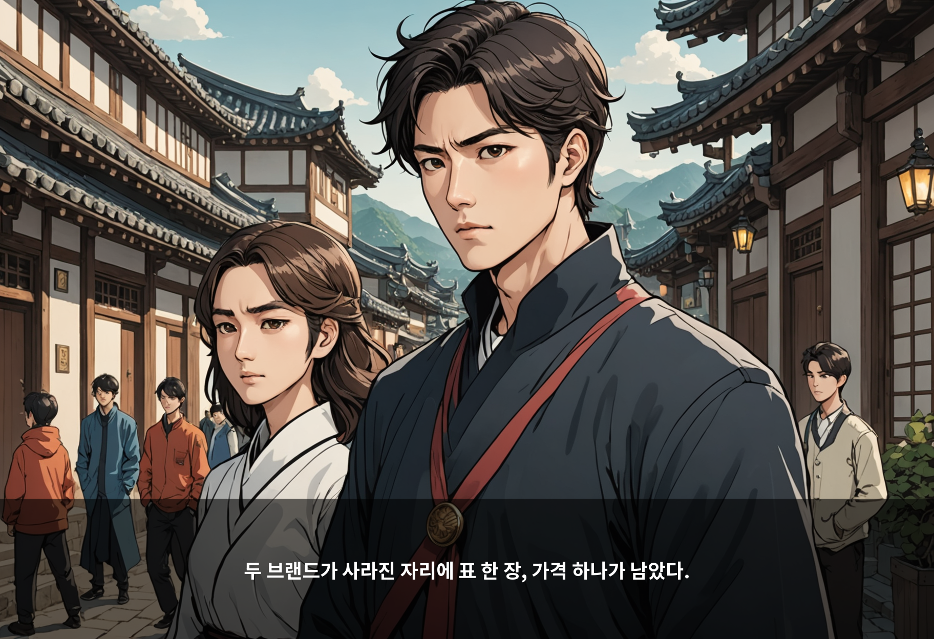두 브랜드가 사라진 자리에 표 한 장, 가격 하나가 남았다.