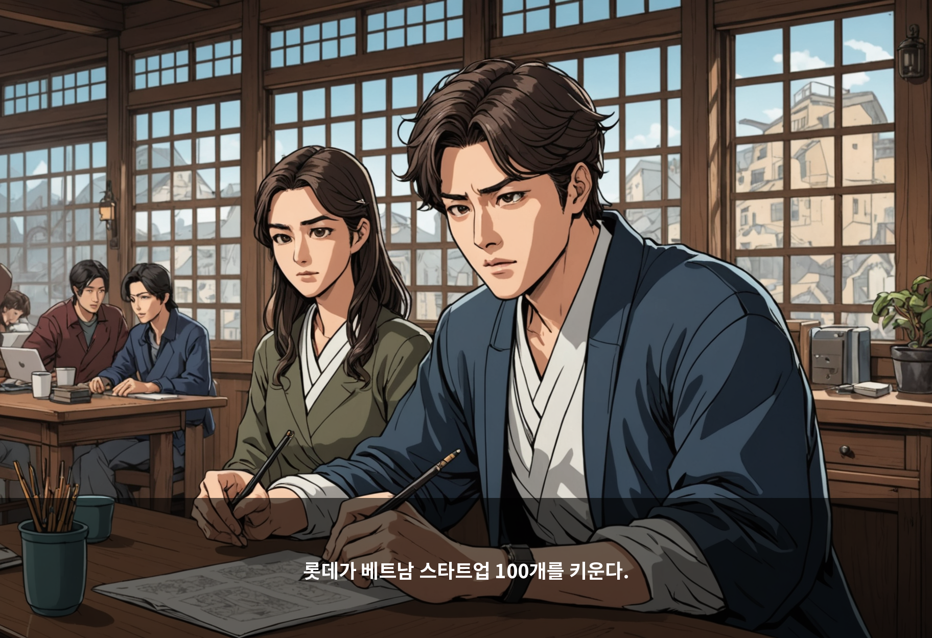 롯데가 베트남 스타트업 100개를 키운다.