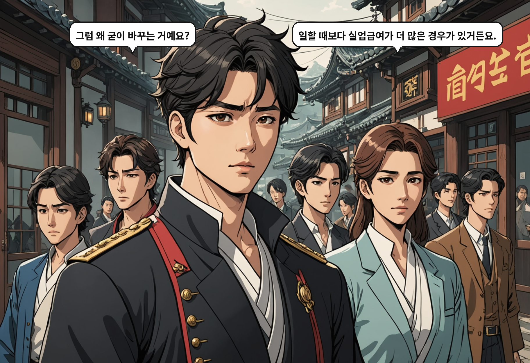 A: 그럼 왜 굳이 바꾸는 거예요? B: 일할 때보다 실업급여가 더 많은 경우가 있거든요.