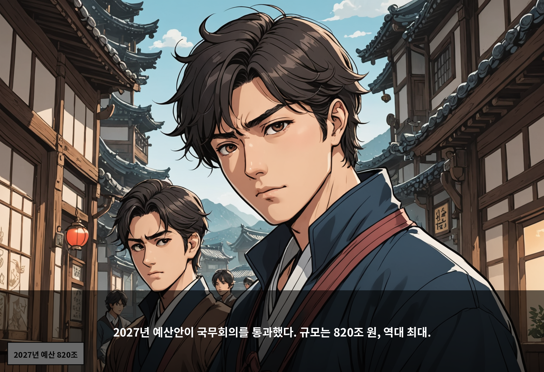 2027년 예산안이 국무회의를 통과했다. 규모는 820조 원, 역대 최대.
